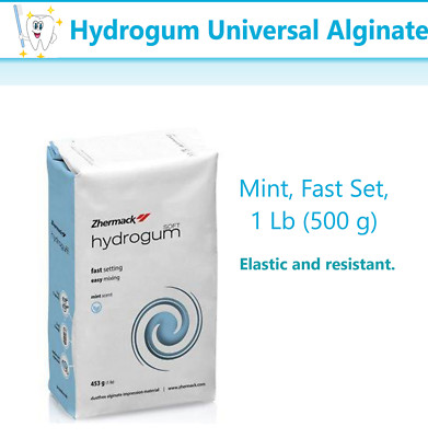 Dental Hydrogum VPS PVS Universal alginate Mint, Fast Set, 500 g, Bag, C302025
