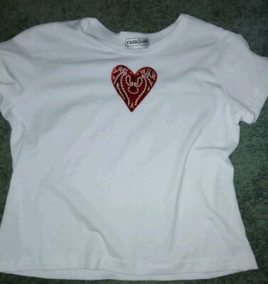 Chill Out Heart Tshirt Large
