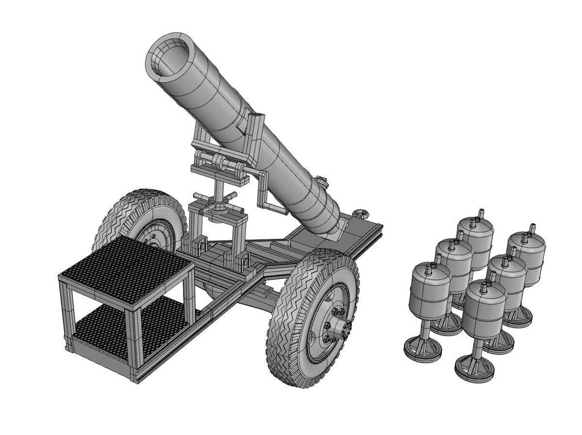 ACE 72444 Artillery Hell Cannon (Syrian artillery) 1/72 scale | eBay