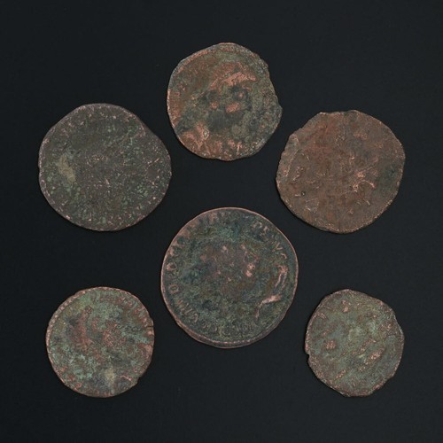 Ancient Coins Roman Artifacts Figural Mixed Lot of 6 B8316