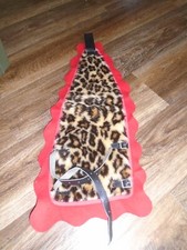 LEOPARDENMUSTER PELZ BANDMANN ZEREMONIELLER BEINSCHUTZ BRITISCHE ARMEE AUSGABE