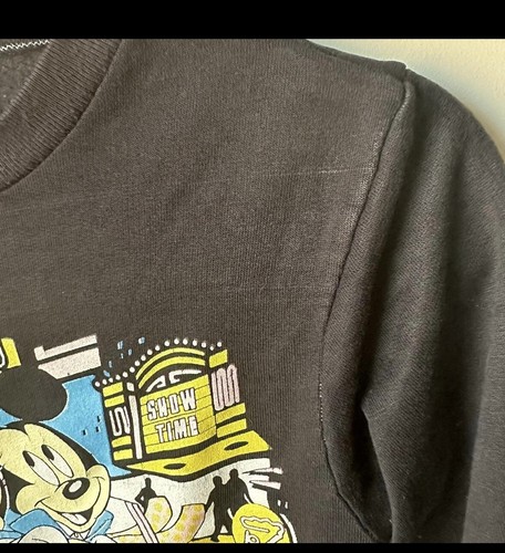 Vintage Childs Walt Disney Mickey Mouse Minnie Mouse Sweatshirt Childs Medium - Picture 4 of 10