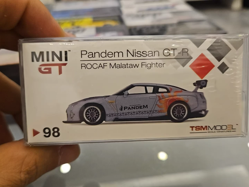 MINI GT 98 Pandem Nissan GT-R (R35) GT Wing ROCAF Malataw Fighter Taiwan Editio