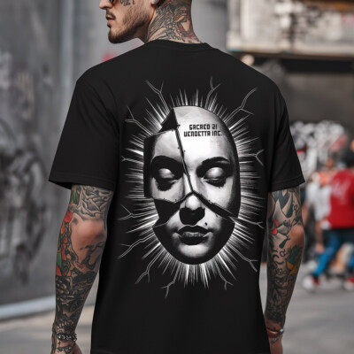 Vendetta Inc. Sacred Mind Herren Shirt VD-1560 | Schwarz | S-5XL | Baumwolle