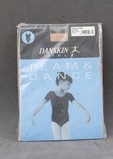 Danskin Girls Team  Dance Tank Leotard Toast S 4-6 