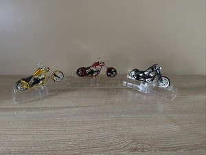 Lot of 3 West Coast Choppers 1/18 Diecast Motorcycle