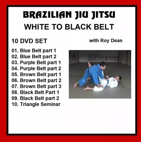 BRAZILIAN JIU JITSU WHITE TO BLACK BELT DVD course belt requirements
