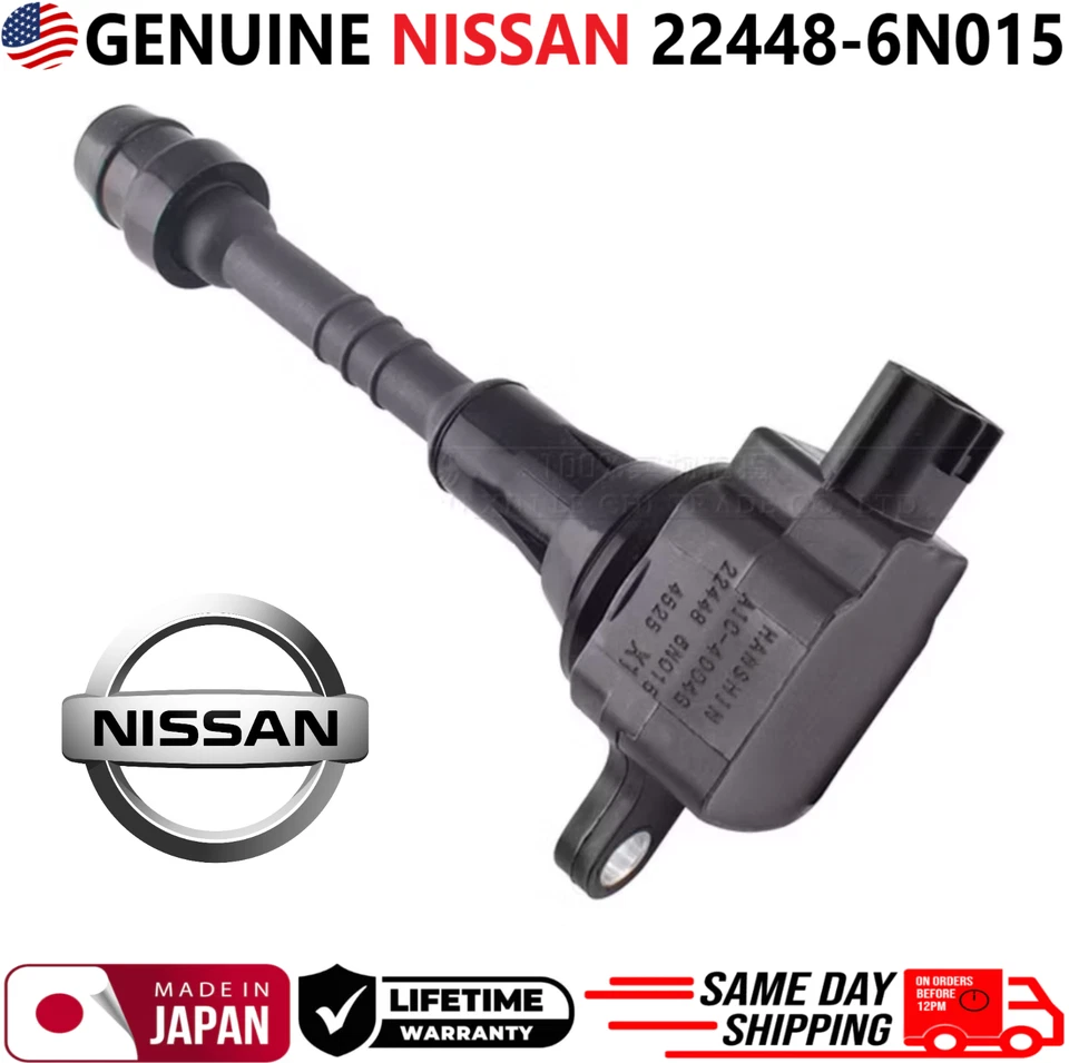 Bobina de encendido original Nissan x1 para Nissan Sentra 2002-2006 1,8 L I4, 22448-6N015 Foto 2 de 4