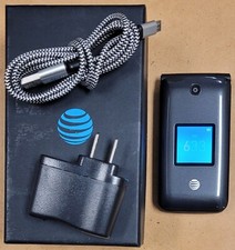 Alcatel Cingular Flip 2 II 4044O - Dark Gray AT T 4G VoLTE Phone - Boxed