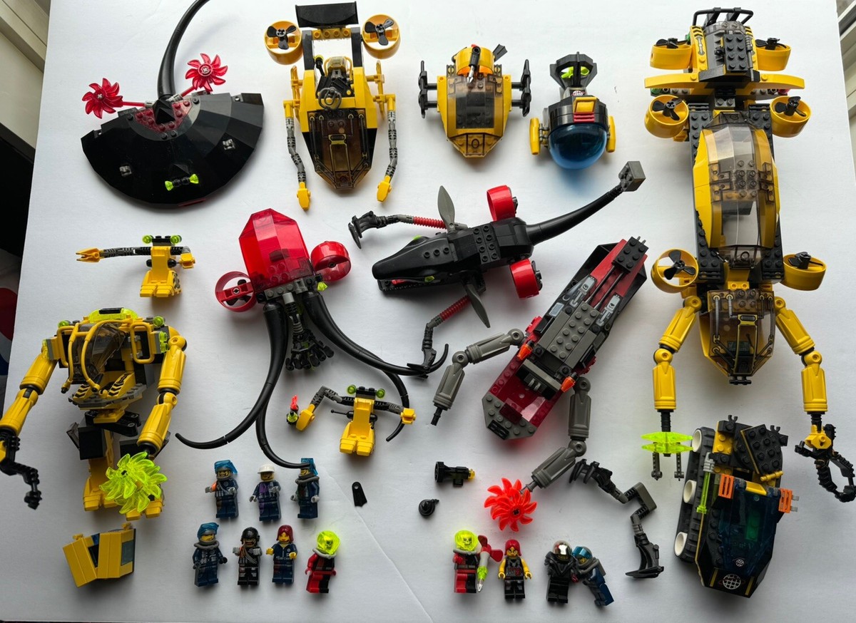 Vintage Lego Alpha Team Mission Deep Sea Multiple Sets MISSING