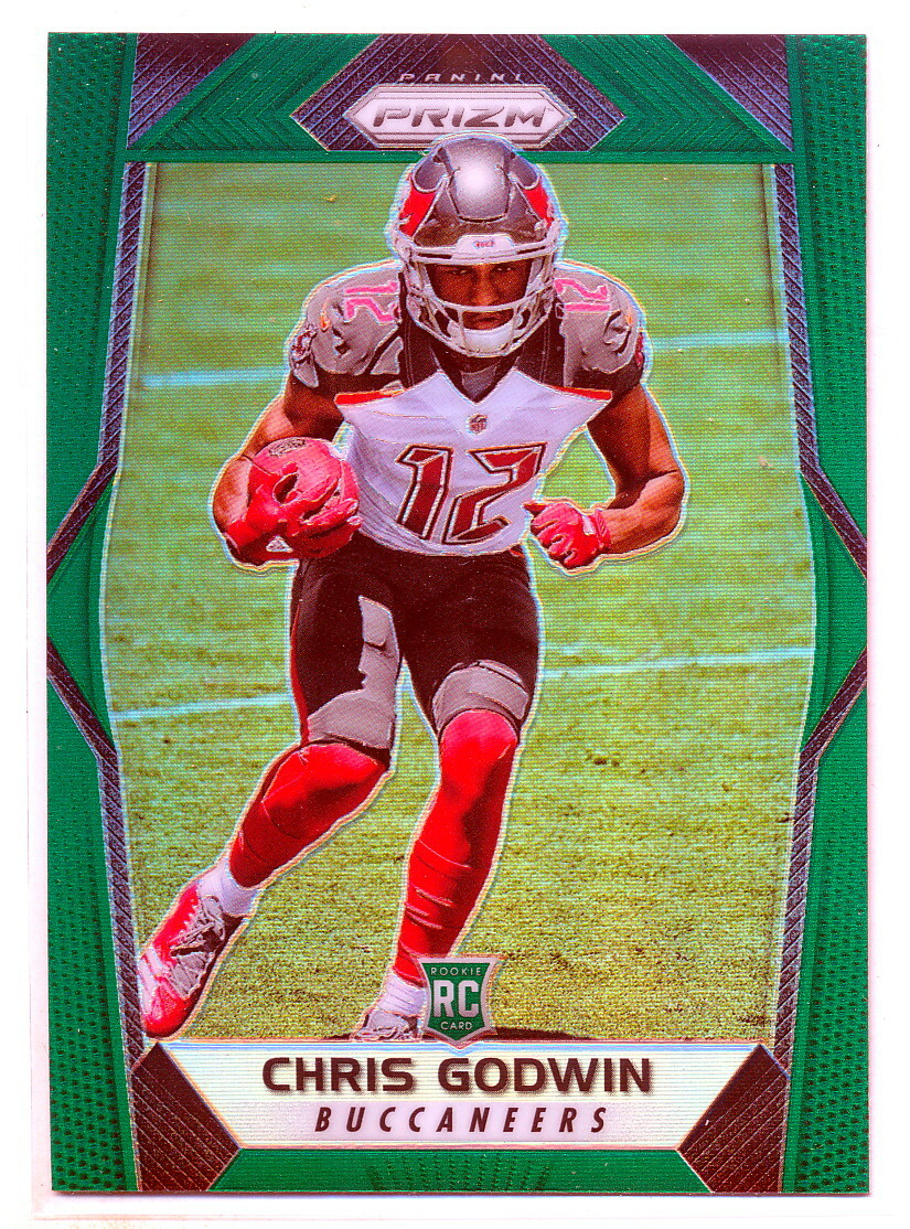 2017 Panini Prizm Chris Godwin Green SP Prizm RC #243