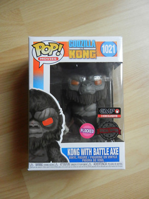 Funko Pop! Movies 1021 Kong with Battle Axe flocked NEU Godzilla vs Kong Special
