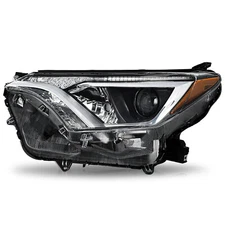 For 2016 2017 2018 Toyota RAV4 RAV-4 Left Driver 4DR Halogen Headlight Headlamp