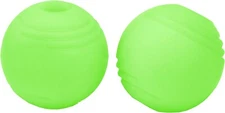 Chew King Glowing Fetch Ball Dog Ball Toys 3 Inch (Pack of 2) Fits Ball Launcher