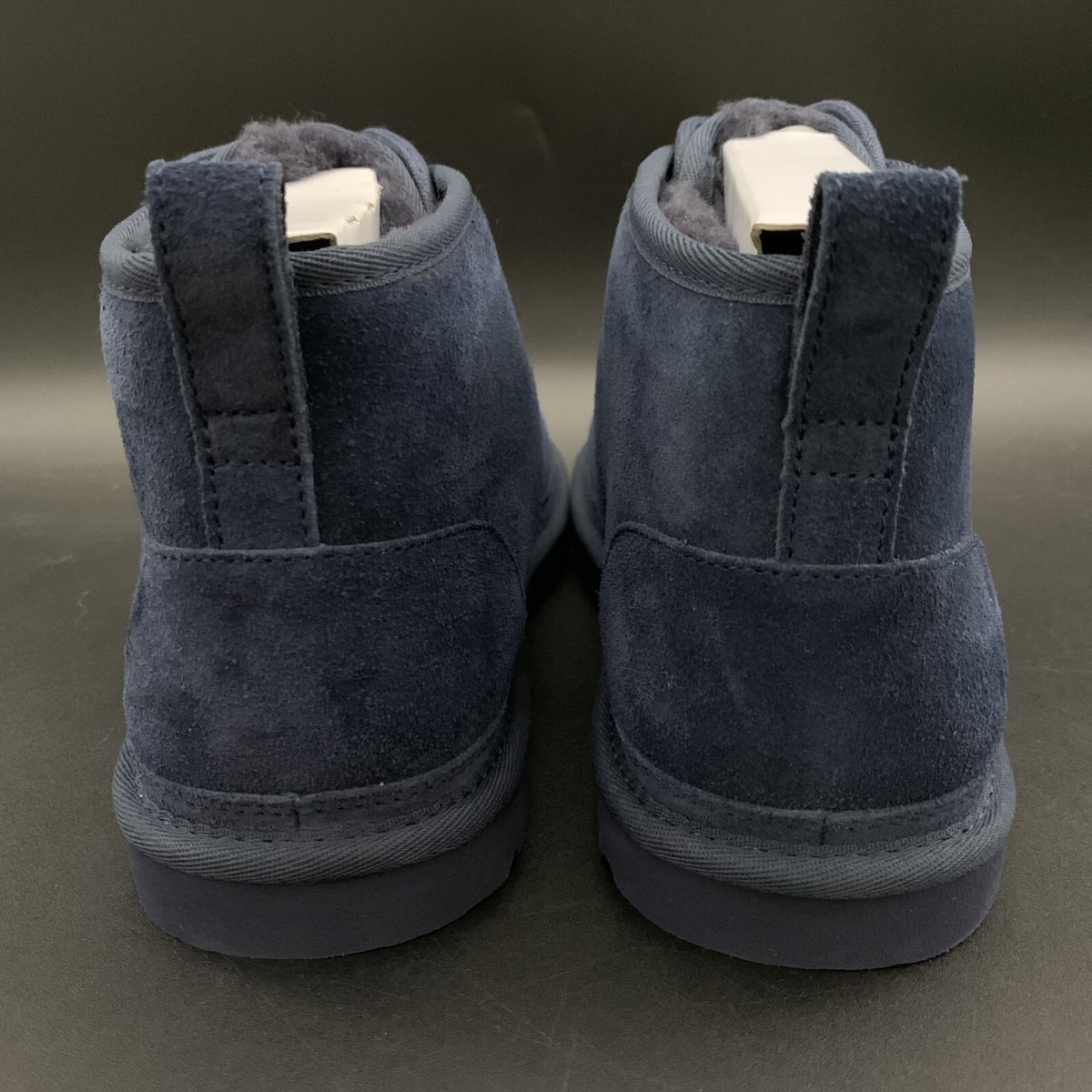 UGG Neumel Navy Suede Sheepskin Lined Chukka Boots Size 9 UGG Neumel Navy Blue Suede Sheepskin Chukka Ankle Boots  main image 3