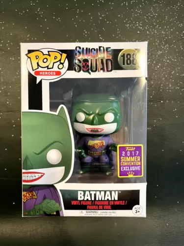 Funko Pop! Vinyl: Suicide Squad - Batman (as The Joker) - 2017 Summer Con. #188