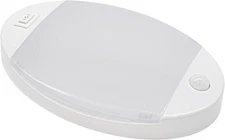 Facon Oval RV Motion Sensor Light - Switch with Sensor, 1 Pack, White 