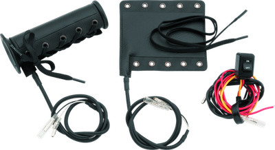 BikeMaster Removable Heated Grip Covers for 7/8 in. & 1 in. Motorcycle Grips