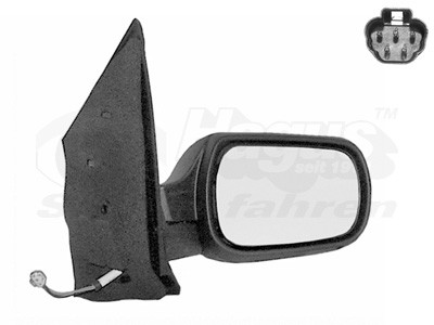 VAN Wezel 1805808 AußEnspiegel Rechts FüR Ford Fiesta V 11.01-12.10-image