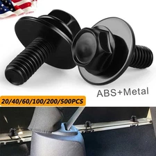 Car Body Bolts Screw Fastener Fender M6-1.0x 16mm Long-10mm Hex-17mm Washer Fix