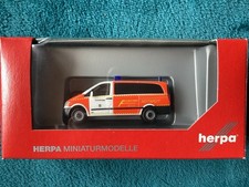049184 Herpa MB Vito Bus Notarzt Feuerwehr Hagen Epoche VI unbespielt in OVP