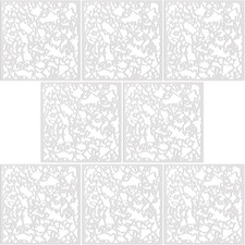 8 Pcs Knockdown Texture Stencil 8X8 Inch Drywall Repair Tool