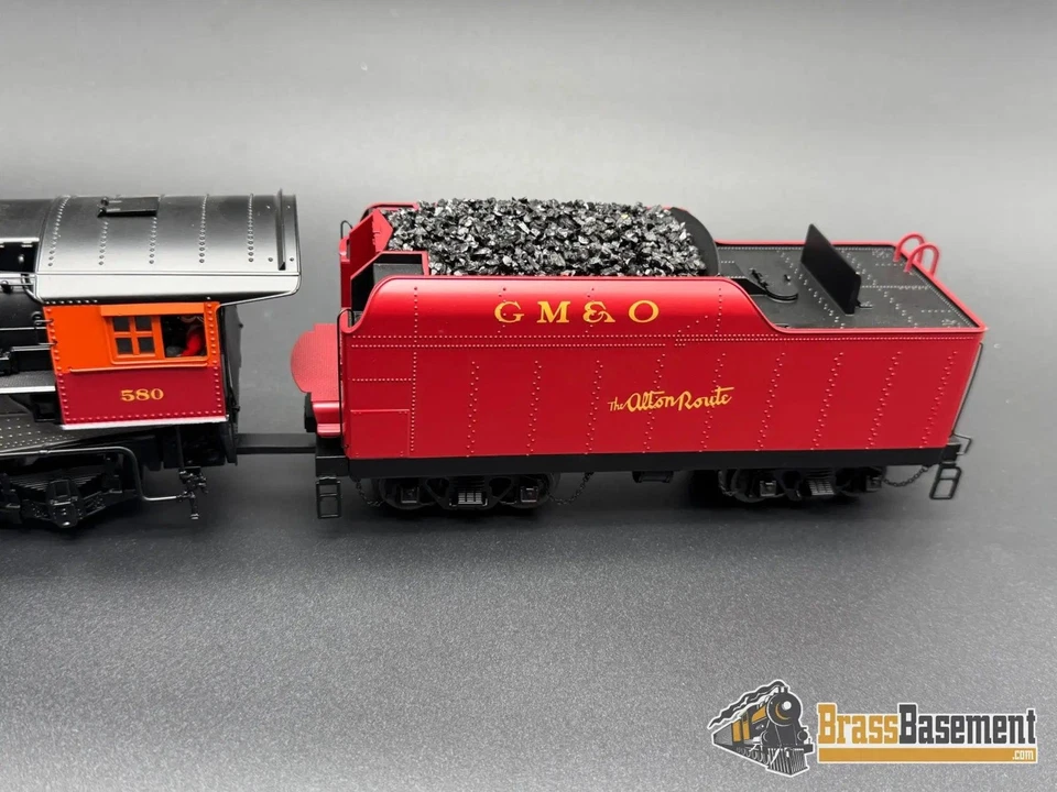 O Gauge - MTH 20-3814-1 3-Rail GM&O 4-6-2 Heavy Pacific Steam #580 w/ PS3 Sound - Image 4 of 4