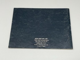 NO GAME Bo Jackson Baseball NES Nintendo INSTRUCTION BOOKLET Book Manual