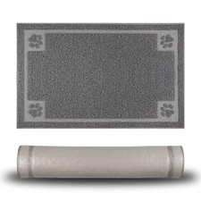 Pet Feeding Mat for Small Dogs and Cats 24" x 16" Flexible and Waterproof Dog...