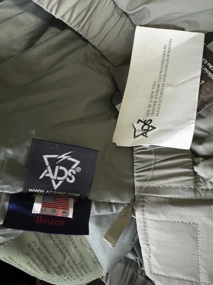 US. Military Extreme Cold Weather Army GEN III Pants Trousers XXLarge Long New - Image 3 of 3
