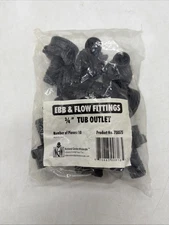 Hydro Flow Ebb & Flow Tub Outlet Fitting 3/4" (19mm) Bag of 10