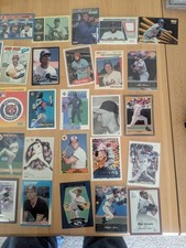 30 Different Card Lot Of Baseball Cards Vintage With Game Used Hof