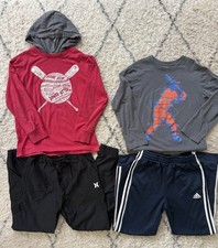 Boys Size 8-10 4Pc Lot Adidas Hurley Track 2 Children  s Place Baseball Shirts