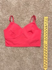 Cropped tank bralette-style top, medium, adjustable straps