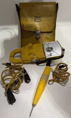 Vintage Sperry AWS Snap 6 multimeter/clamp on Ammeter w/case,probes