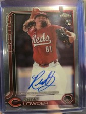 2025 Topps Chrome - Rookie Autographs Rhett Lowder #RA-RL
