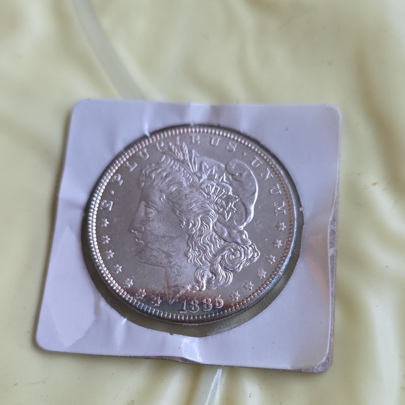 1885  Morgan Dollar - US Circulated Silver Dollar - 90% Silver US L⁸OOK!!!