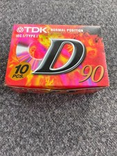 TDK D 90EB Audio Cassette - Pack of 10
