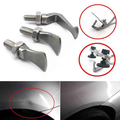 PDR Lever Tool Hooks Set - Stainless Steel Adjustable Car Dent Repair Feet for D