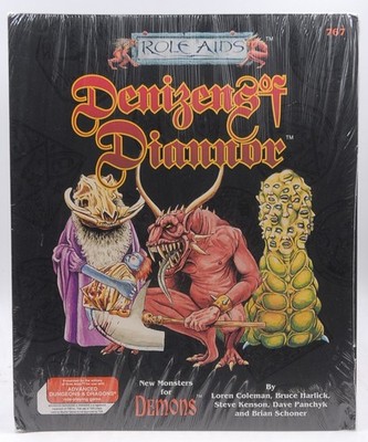 Denizens of Diannor (Role Aids) Loren Coleman AD&D (1e and 2e) Mayfair Games