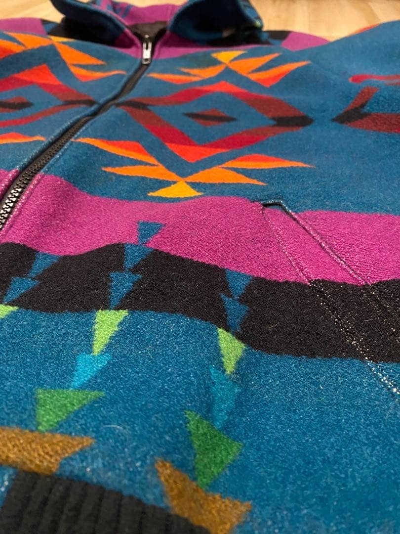 Pendleton USA Native Pattern Wool Jacket Men M US… - image 5