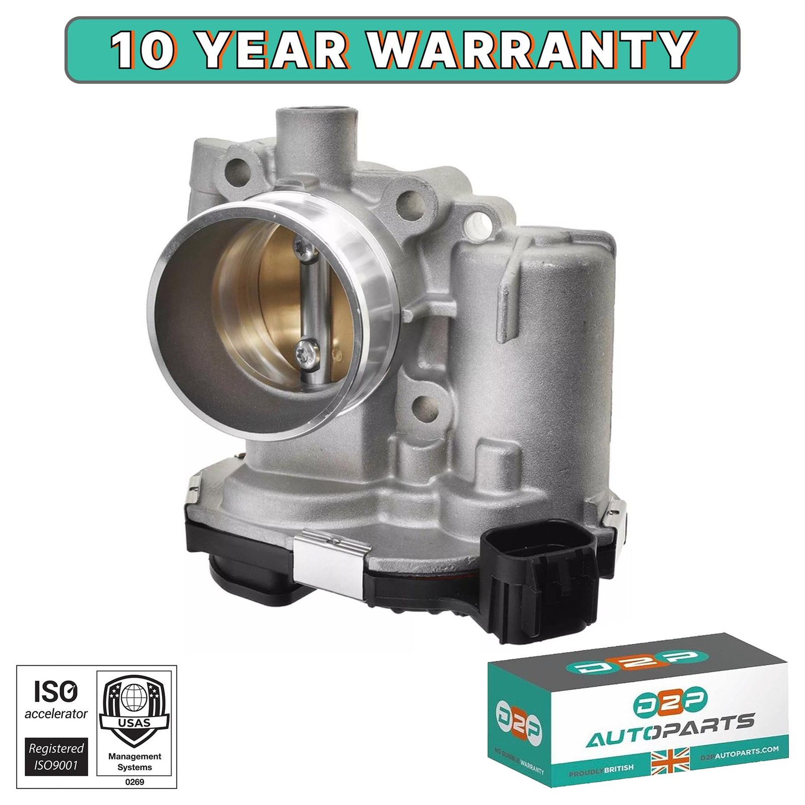 THROTTLE VALVE BODY FOR VAUXHALL OPEL CORSA ASTRA ADAM AMPERA MERIVA 55562270 - Image 2