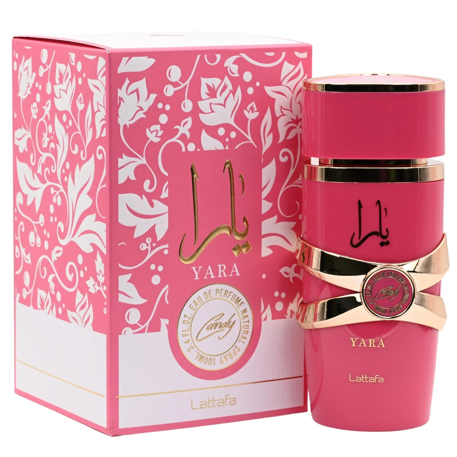 Lattafa Yara Candy Eau De Parfum 100ml Sweet Fruity Vanilla Women's Perfume