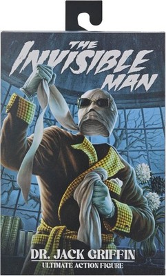 Universal Monsters Claude Rains Invisible Man Kemp House Ver. action figure NECA