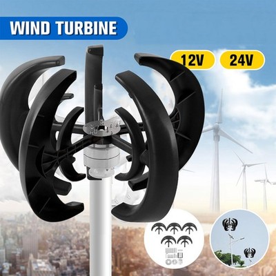800W Windturbinen-Generator Kit Lantern Windmill 12/24V MPPT Laderegler Inverter