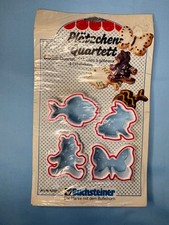 4 Cute Vintage German Cookie Cutters in Original Package
