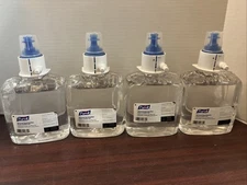 4x Purell 1903 Advanced Hand Sanitizer Green Gel 1200ml LTX-12 Refills Exp 01/23