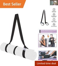 Adjustable Yoga Mat Sling with 2-in-1 Functionality for All Levels