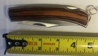 Zanmax Folding Knife Stainless Steel Blade Wood Handle — photo 2