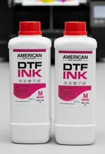 Direct to Film Ink for Epson Printheads Water Based Ink Magenta 1L Set of 2